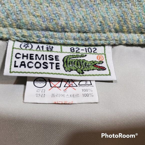 Lacoste Green Button-Front Skirt - Picture 5 of 11